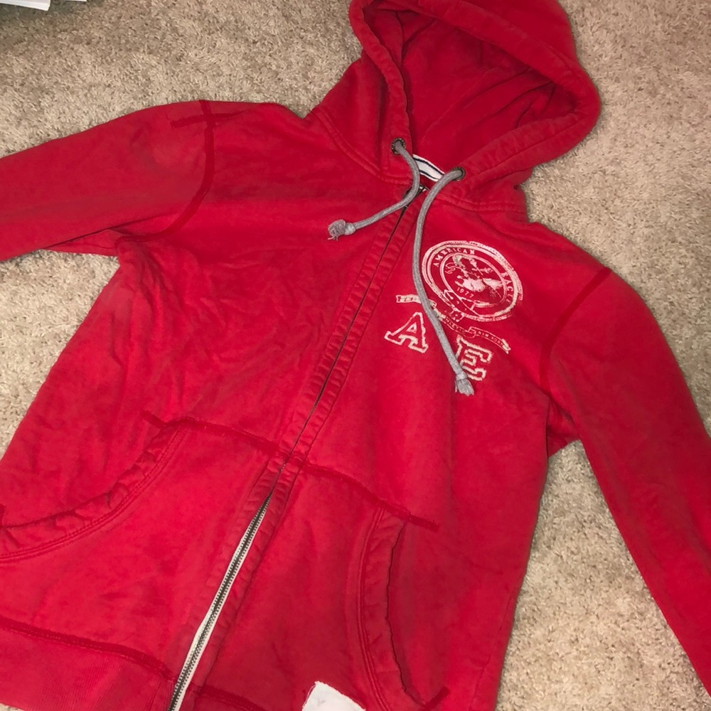 💋 Red AMERICAN EAGLE Jacket